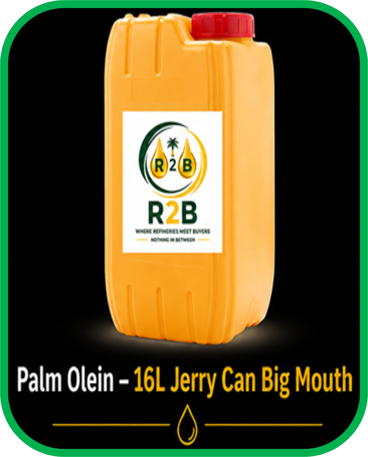 Palm Olein — 16L Jerry Can Big Mouth