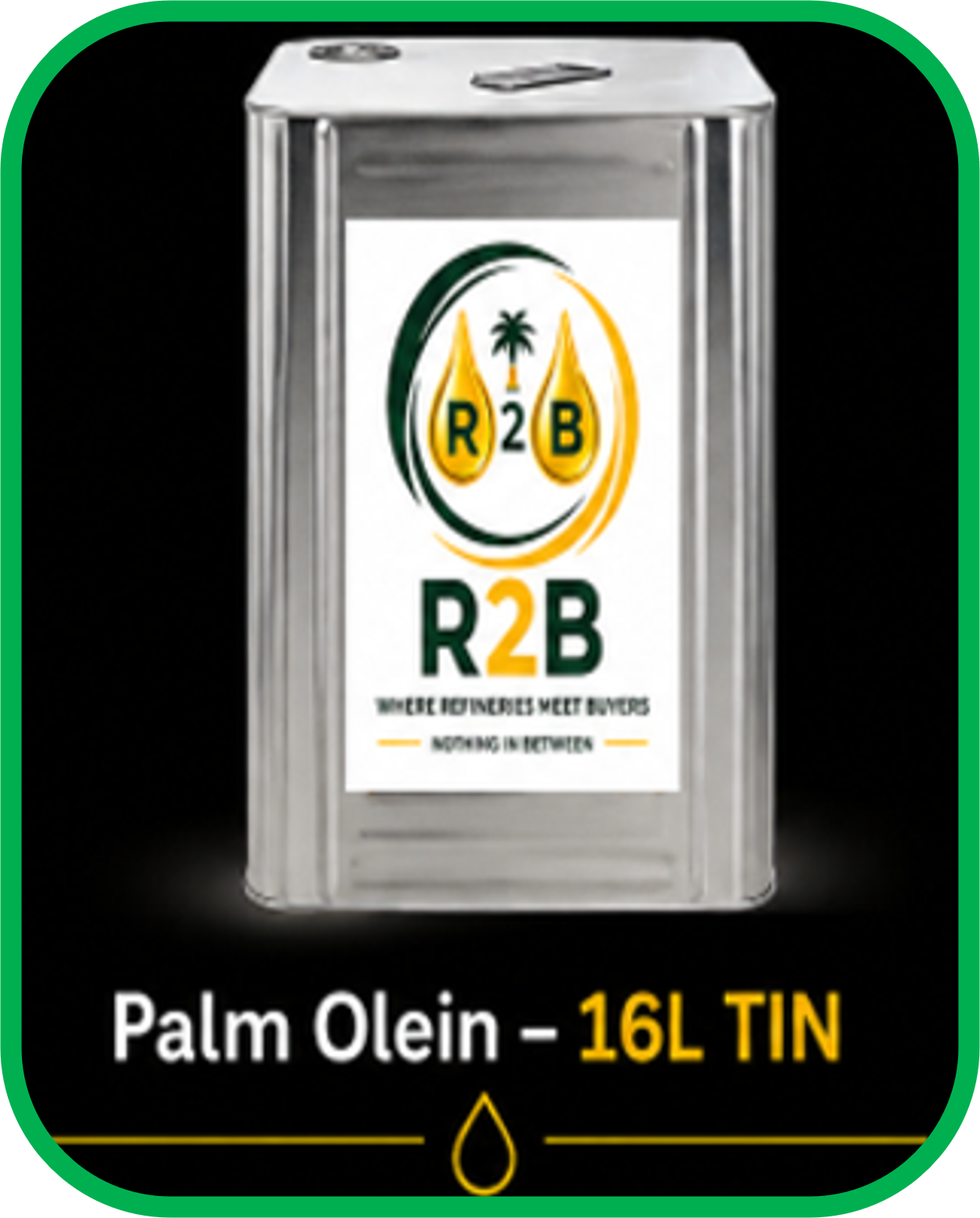 Palm Olein — 16L TIN
