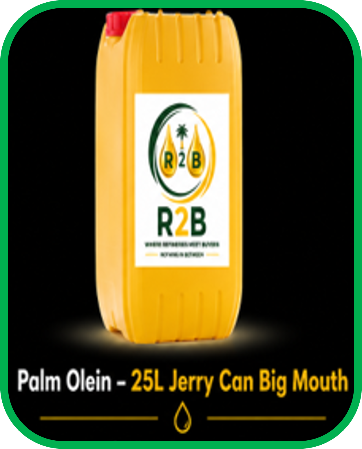 Palm Olein — 25L Jerry Can Big Mouth