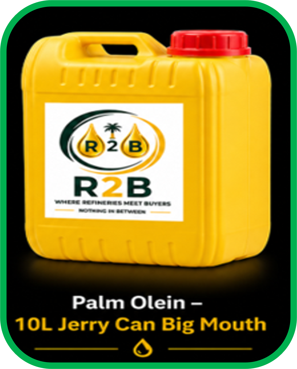 Palm Olein — 10L Jerry Can Big Mouth