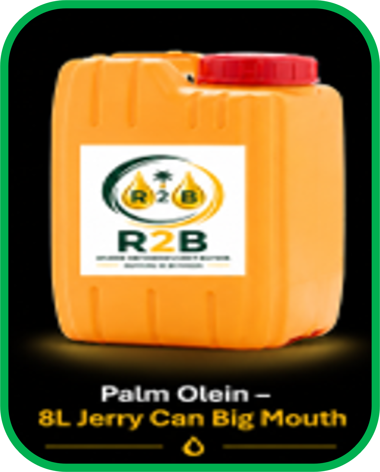 Palm Olein — 8L Jerry Can Big Mouth